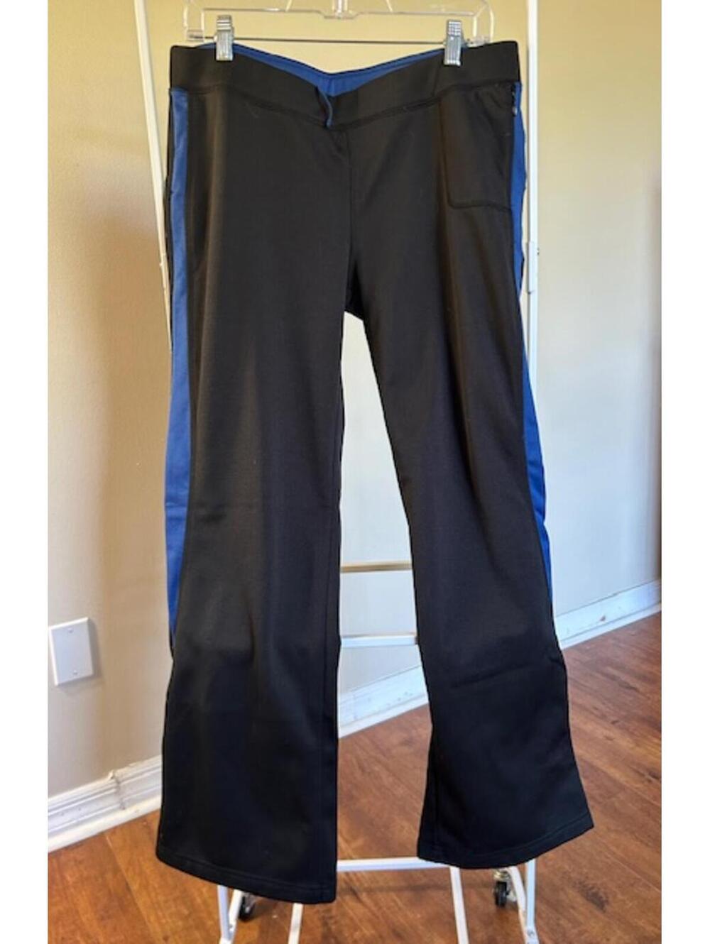 New Balance Black and Blue Athletic Pants Size Large